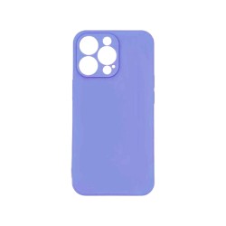 Capa de Silicone com Moldura de Câmera para Apple iPhone 13 Pro Roxo Capa de Silicone com Moldura de Câmera para Apple iPhone 13 Pro Roxo